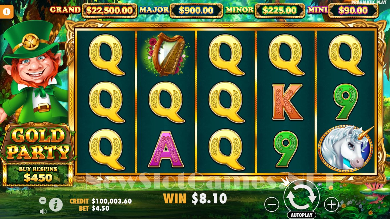 Gold Party Slot (Pragmatic Play) Review 2024 & Demo Game