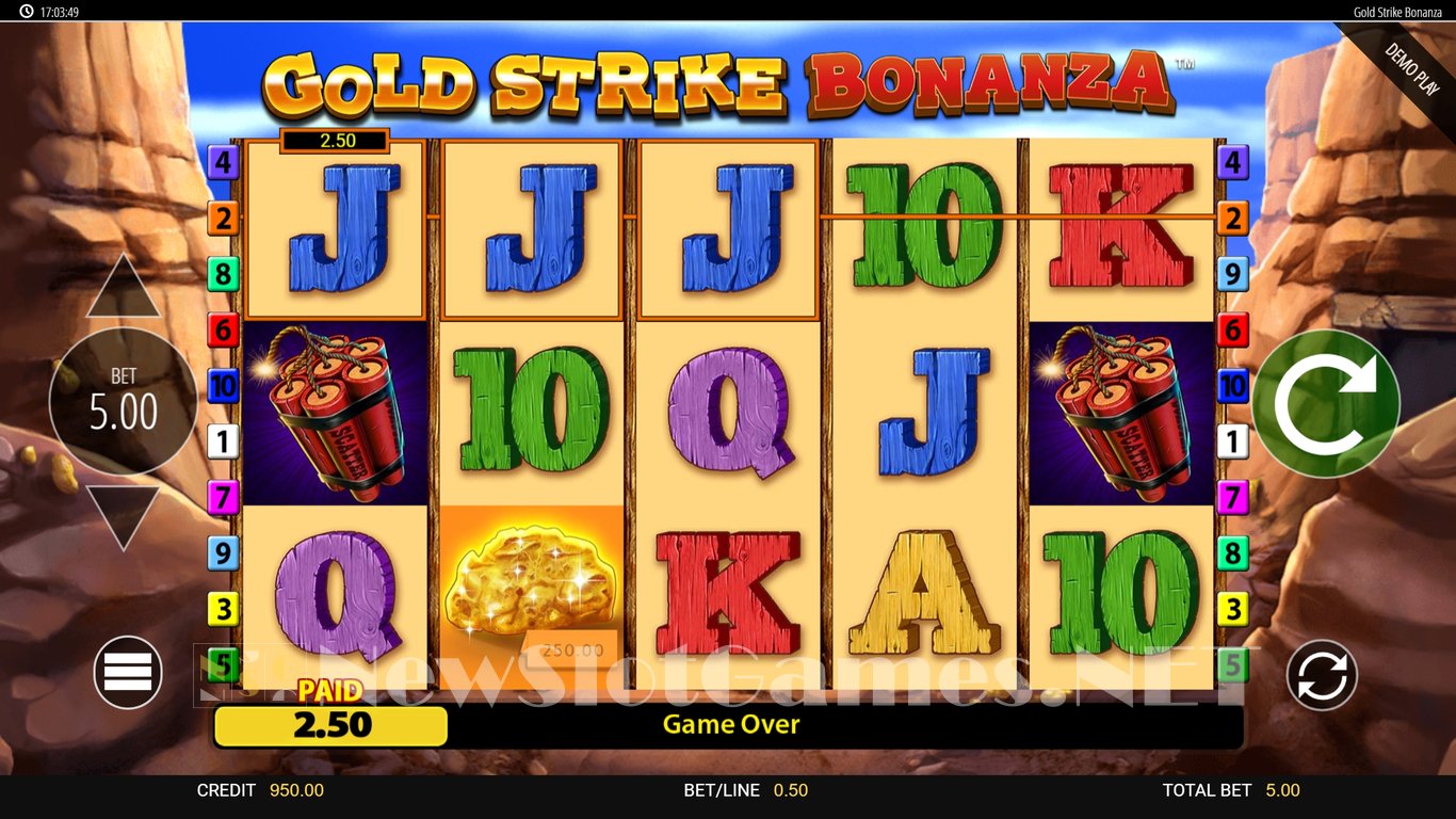 Gold Strike Bonanza Slot (Blueprint Gaming) Review 2024 & Demo Game