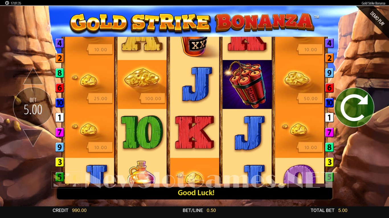 Gold Strike Bonanza Slot (Blueprint Gaming) Review 2024 & Demo Game