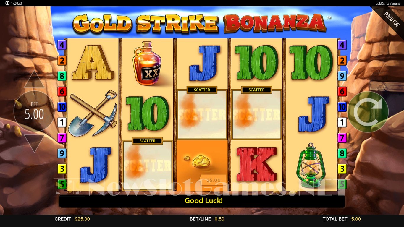 Gold Strike Bonanza Slot (Blueprint Gaming) Review 2024 & Demo Game