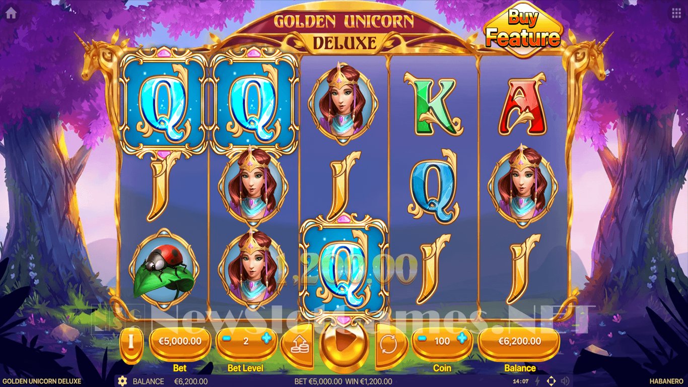 Golden Unicorn Deluxe Slot (Habanero) Review 2024 & Demo Game