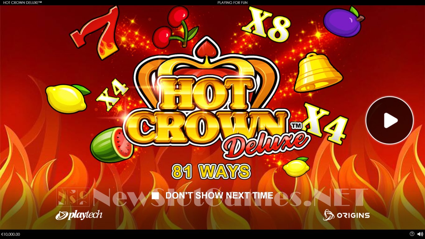 hot crown deluxe slot