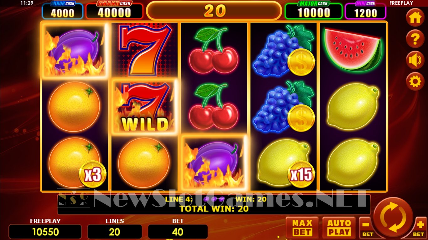 Hot Fruits 20 Cash Spins Slot Amatic Review 2024 And Demo Game