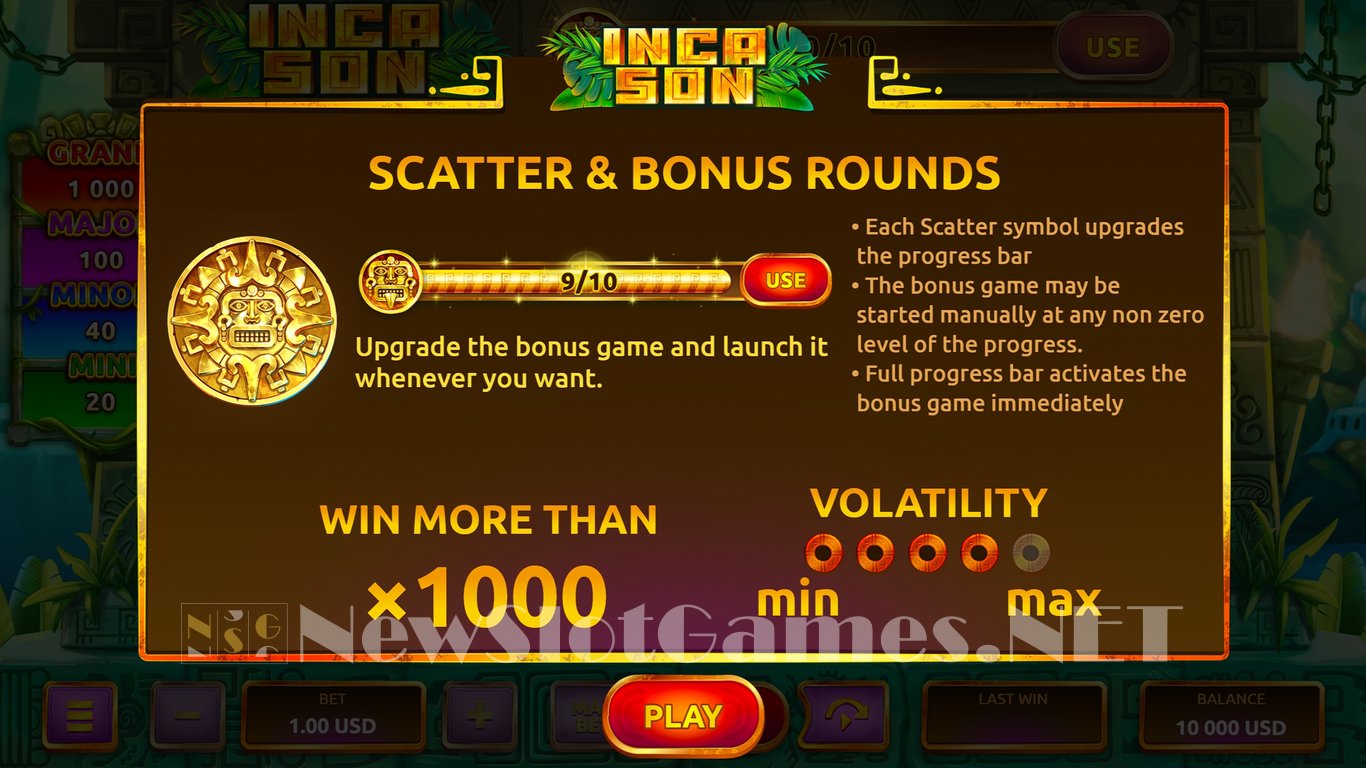 Inca Son Free Play in Demo Mode