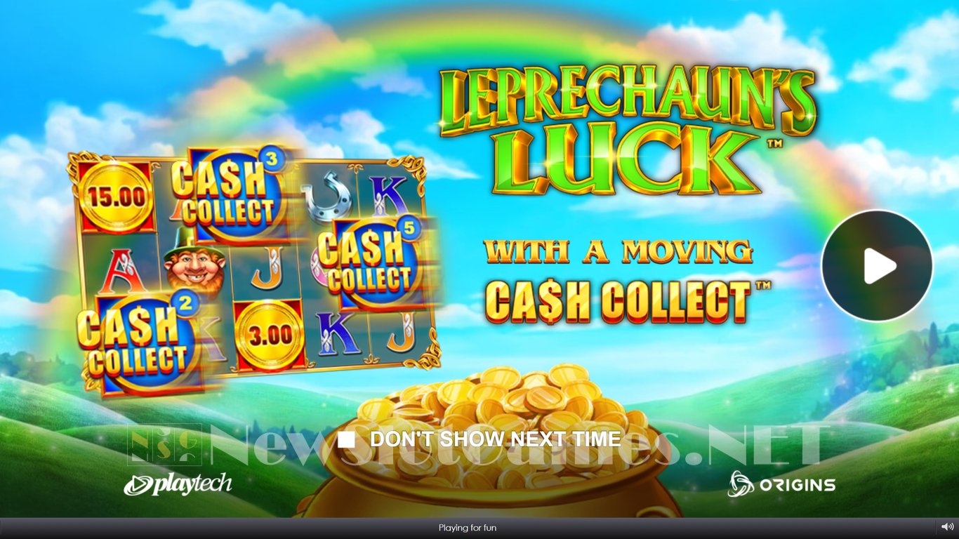 leprechauns luck cash collect