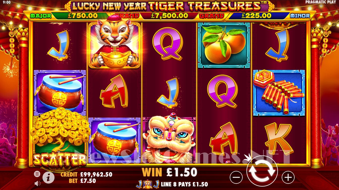 Lucky New Year Tiger Treasures Slot (Pragmatic Play) Review 2024 & Demo ...