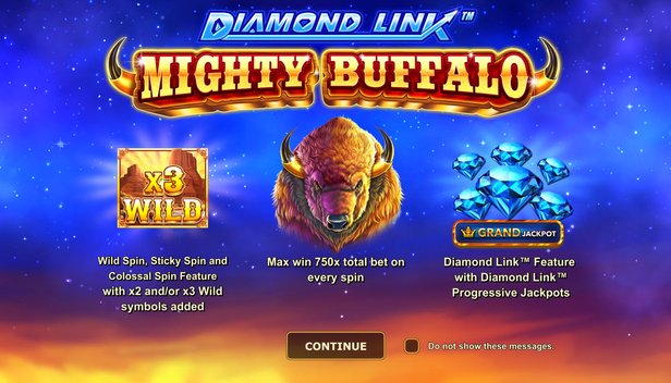 diamond link mighty buffalo slot