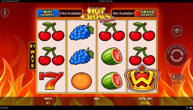 hot crown deluxe slot