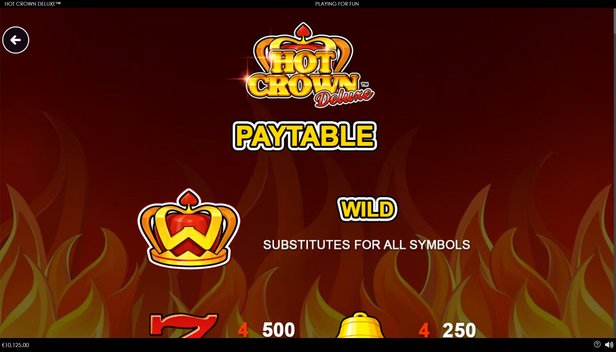 hot crown deluxe slot