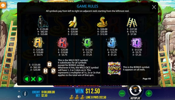 Snakes and Ladders Megadice Avaliação online do slot & Jogo do teste grátis  ✔️