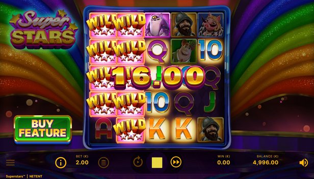 Superstars (NetEnt) Slot Review & Demo