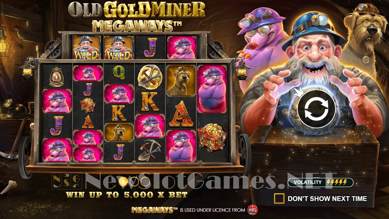 Old Gold Miner Megaways Slot (Pragmatic Play) Review 2024 & Demo Game