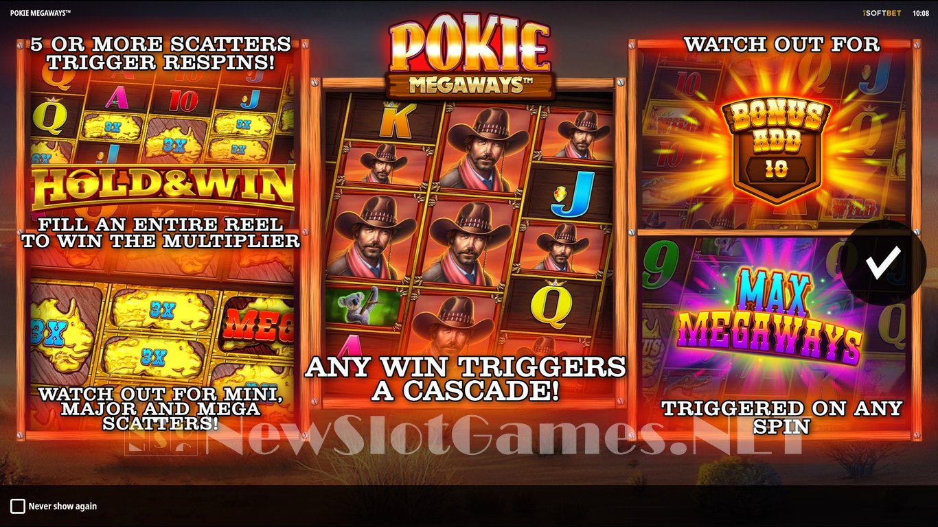 Pokie Megaways Slot (iSoftBet) Review 2024 & Demo Game