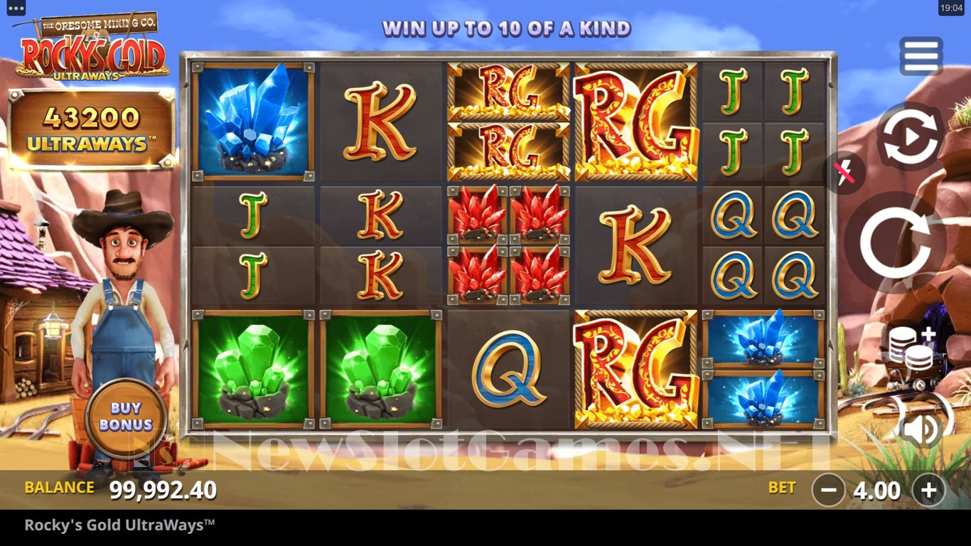 Rockys Gold Ultraways Slot (Microgaming) Review 2024 & Demo Game