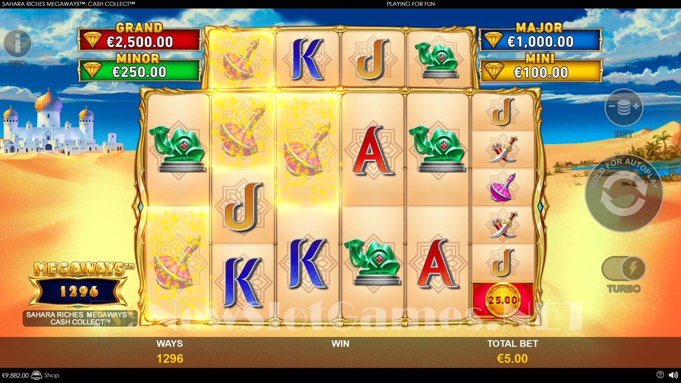 Sahara Riches Megaways Cash Collect Slot (Playtech) Review 2024 & Demo Game