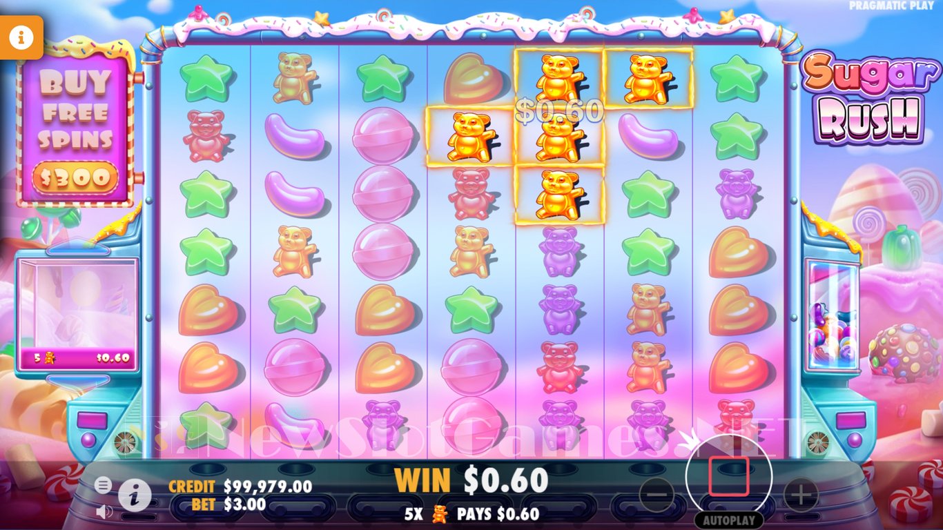 Sugar Rush Slot Review [Free Play Demo] 2022