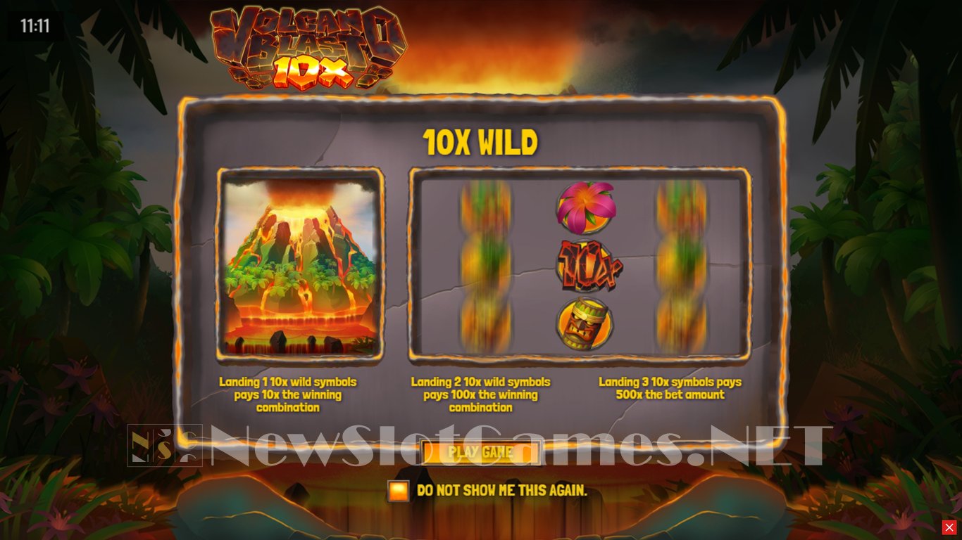 Volcano Blast 10X