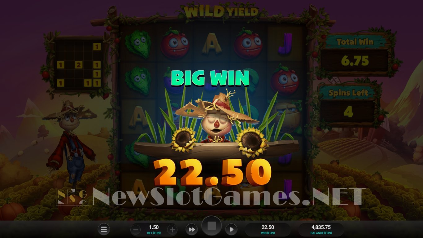 Wild Yield (Relax Gaming) Slot Review & Demo Game