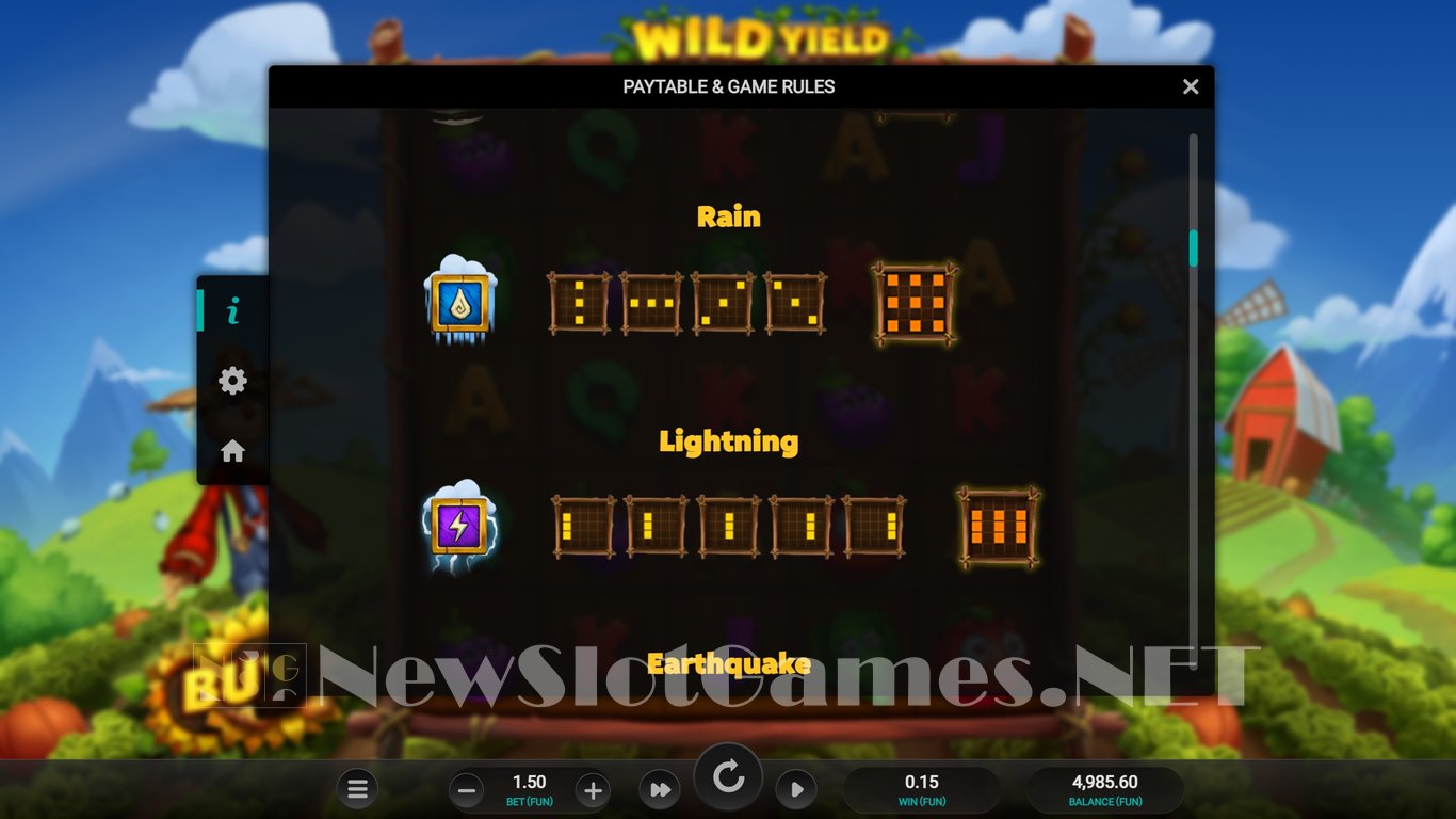 Wild Yield (Relax Gaming) Slot Review & Demo Game