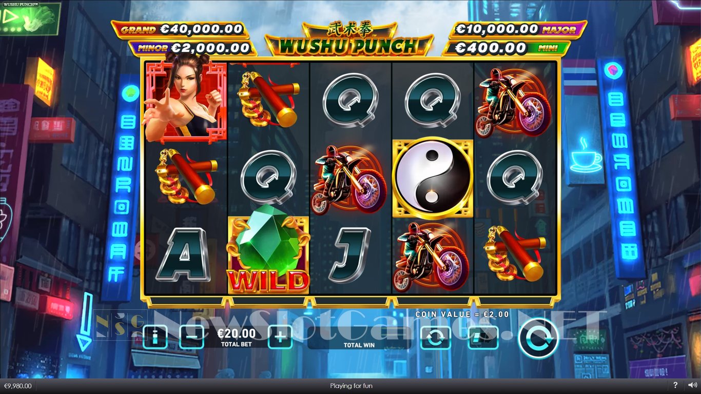 Wushu Punch Slot (Playtech) Review 2023 & Demo Game
