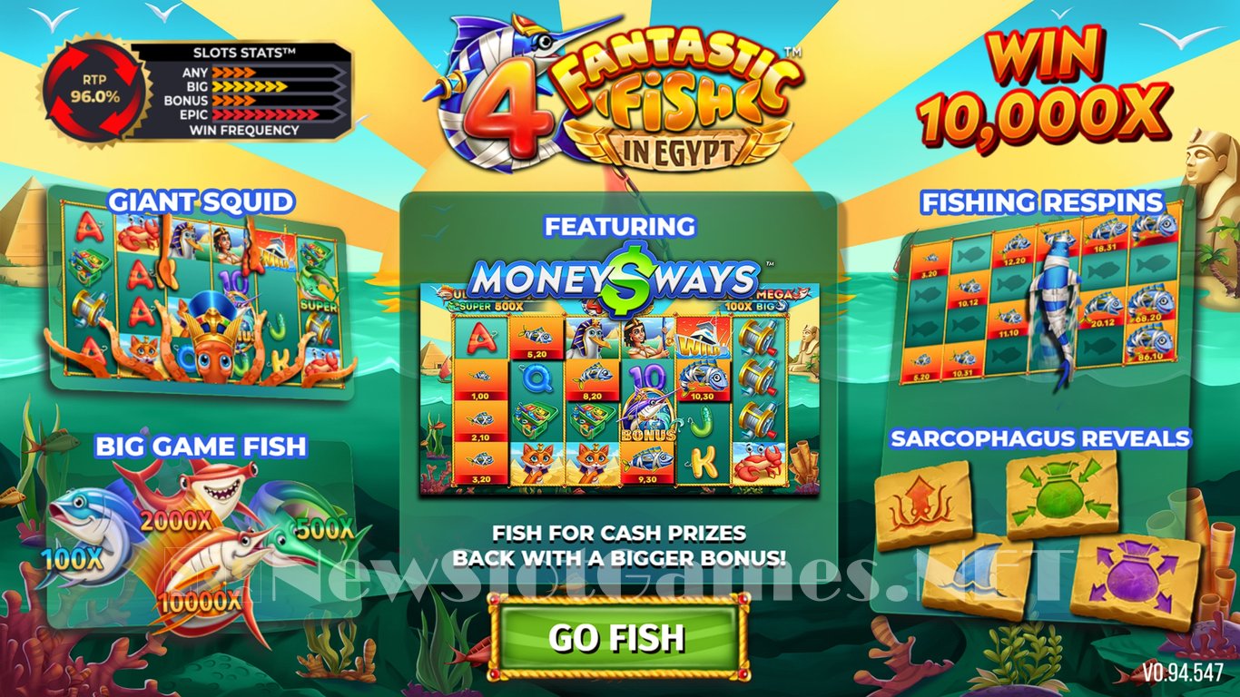 4 Fantastic Fish In Egypt Slot (Yggdrasil) Review 2023 \u0026 Free Demo Game