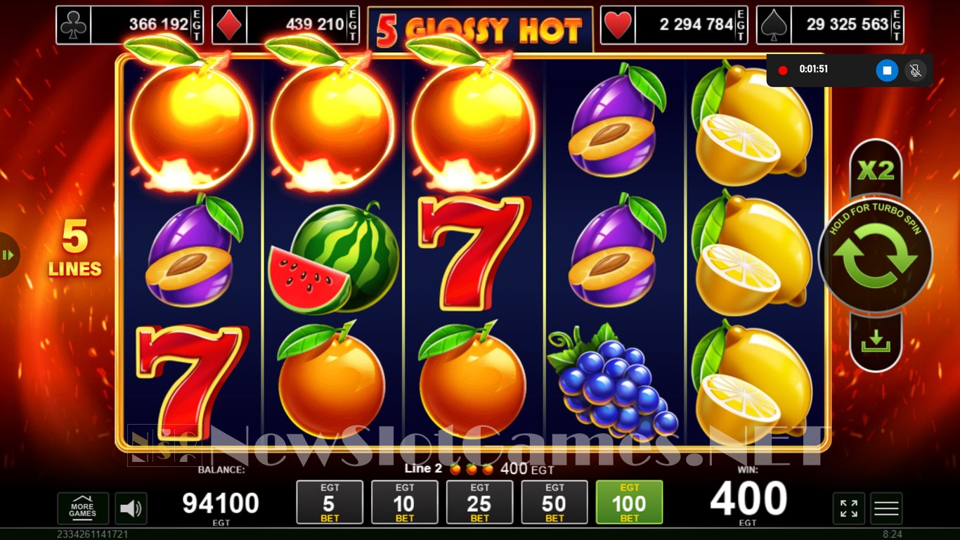 5 Glossy Hot (Amusnet) Slot Review & Demo Game