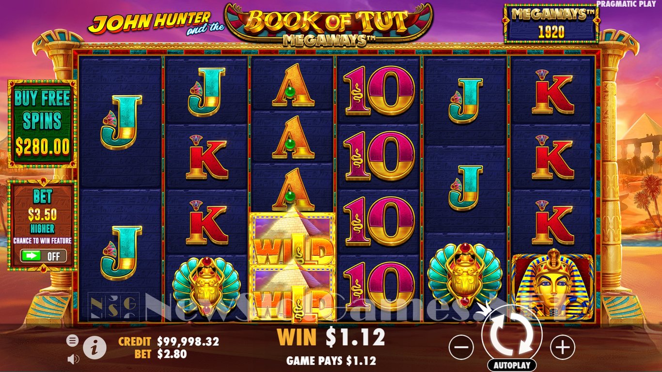 Book of Tut Megaways Slot (Pragmatic Play) Review 2024 & Demo Game