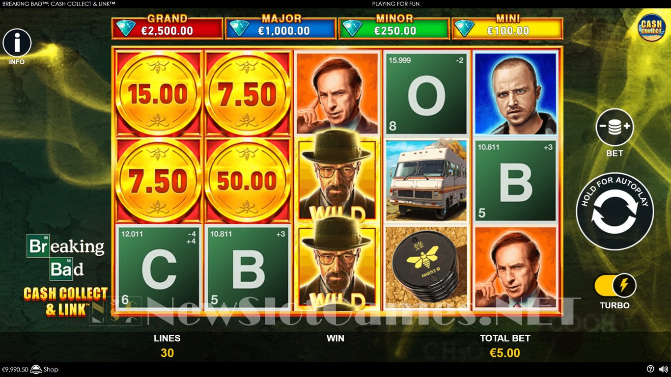 Breaking Bad Cash Collect & Link Slot (Playtech) Review 2024 & Demo Game