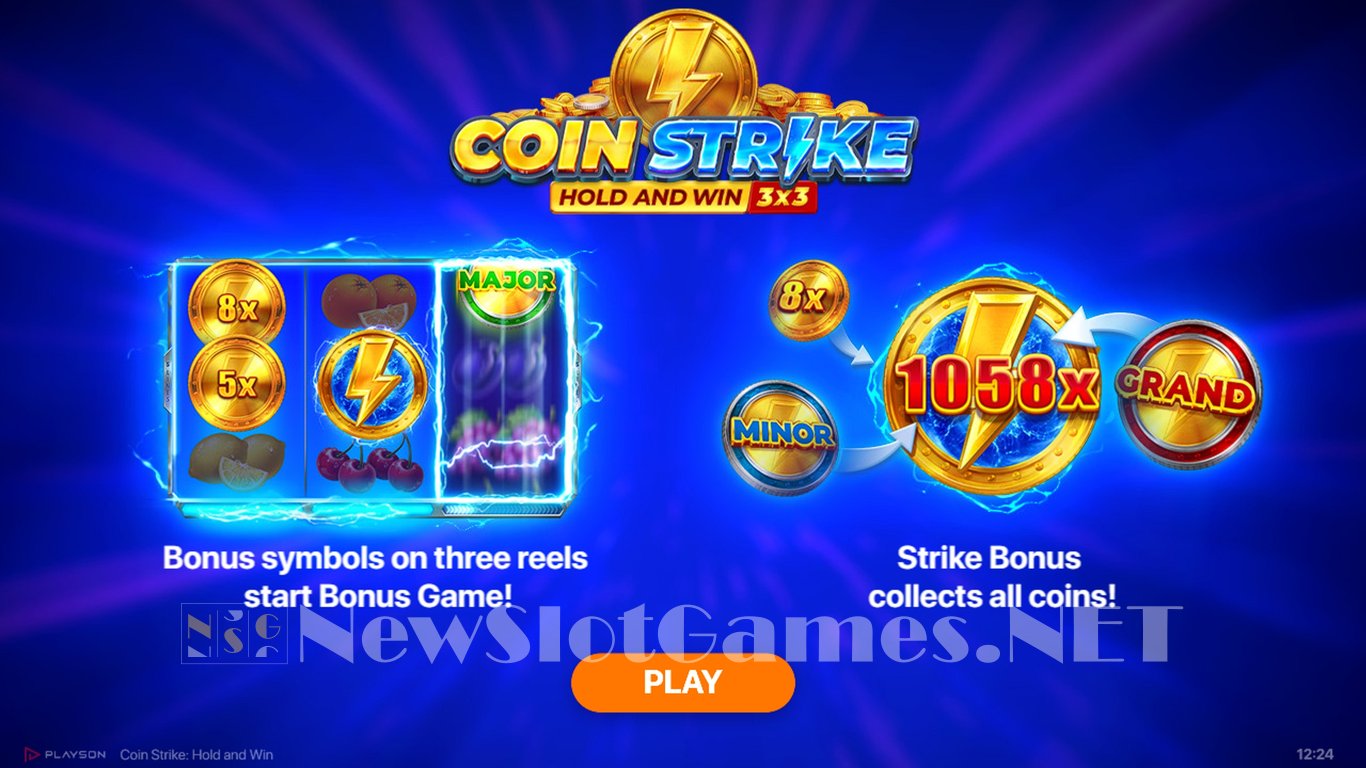 Coin Strike Hold and Win Slot (Playson) Review 2024 & Demo Game