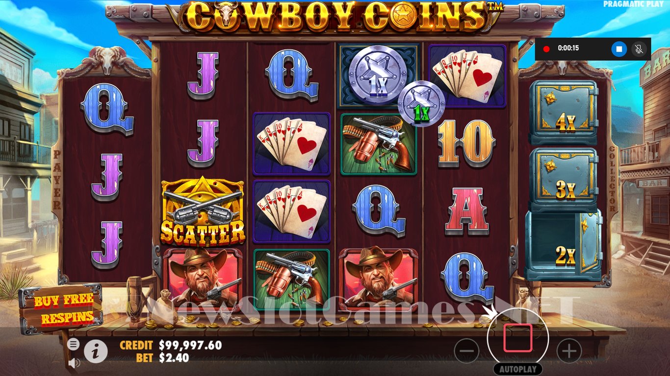 Cowboy Coins Slot (Pragmatic Play) Review 2024 & Demo Game