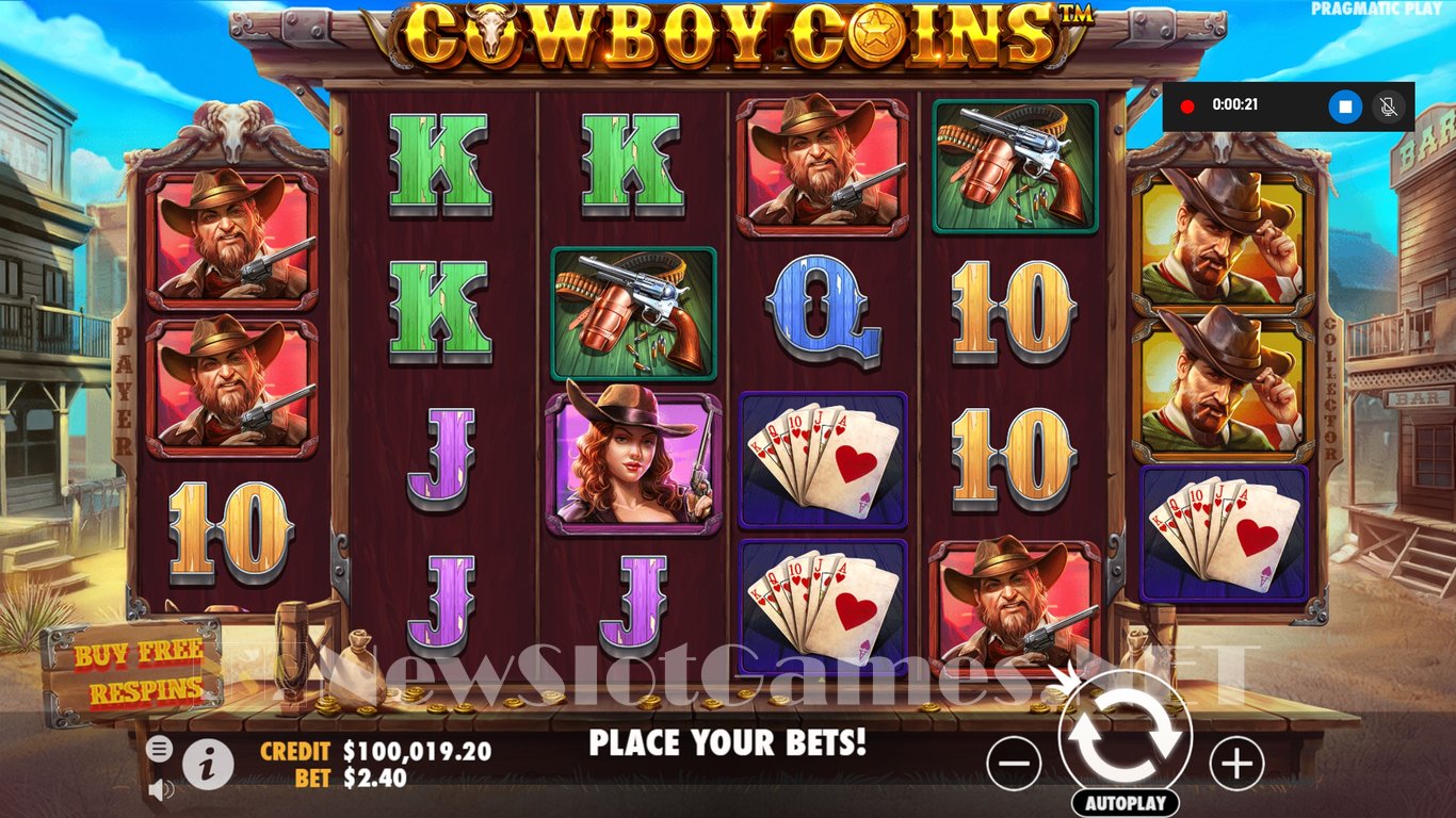 Cowboy Coins Slot (Pragmatic Play) Review 2024 & Demo Game