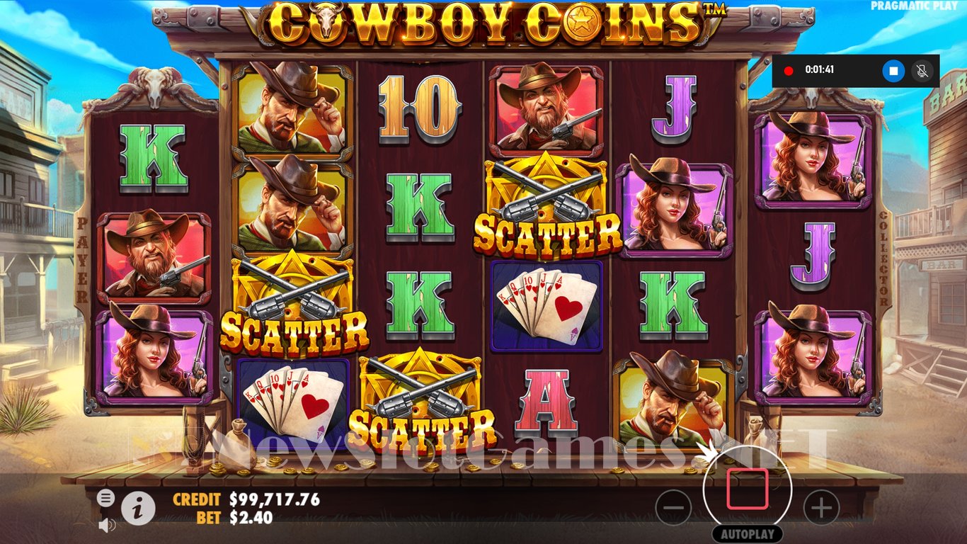Cowboy Coins Slot (Pragmatic Play) Review 2024 & Demo Game