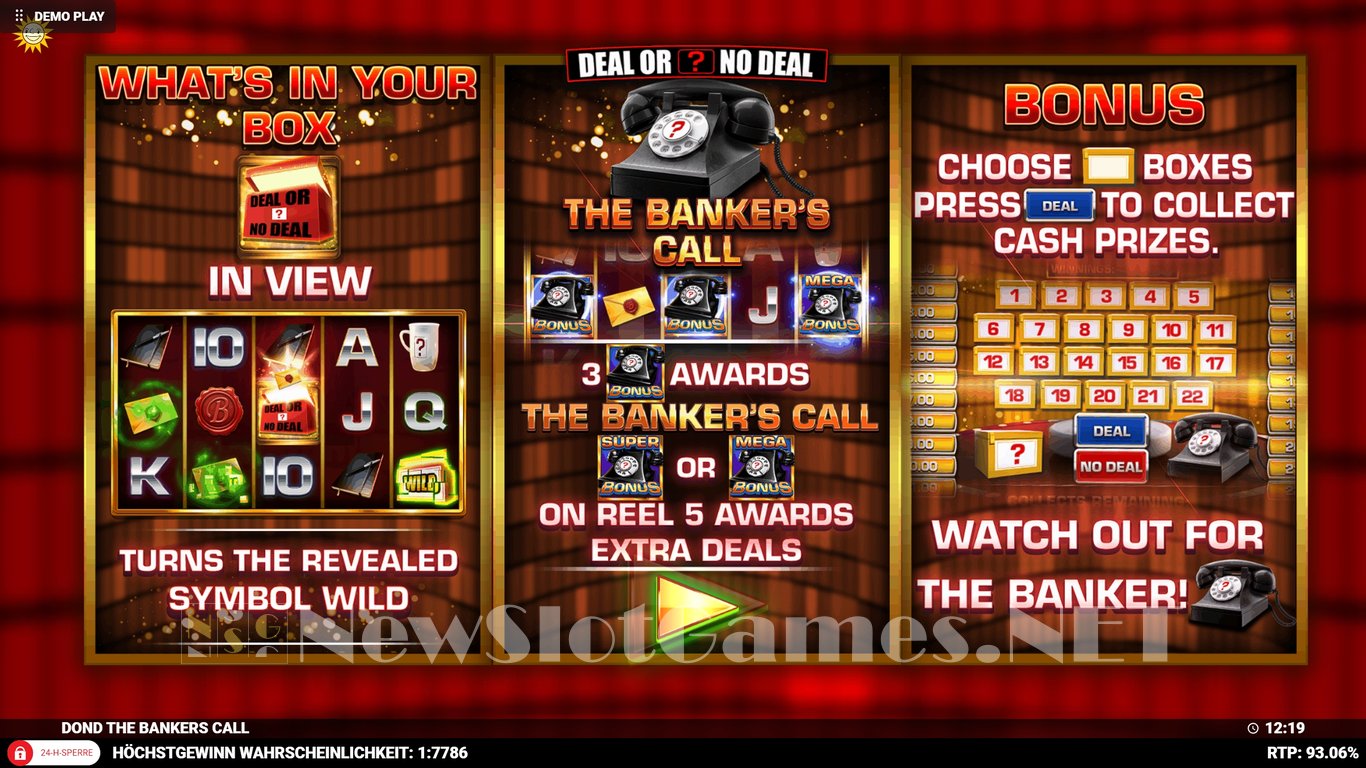 Deal Or No Deal The Bankers Call Slot Blueprint Gaming Review 2024