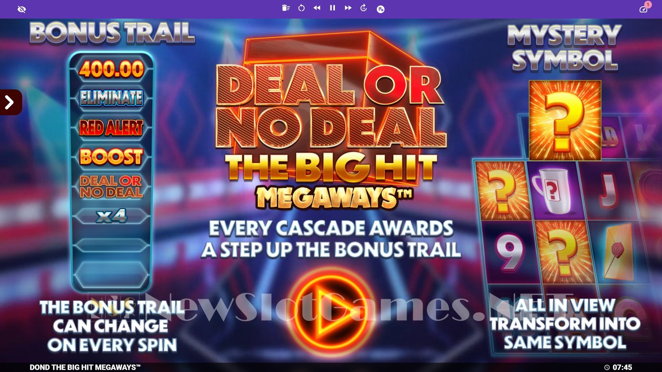 Deal Or No Deal The Big Hit Megaways Slot (Blueprint Gaming) Review ...