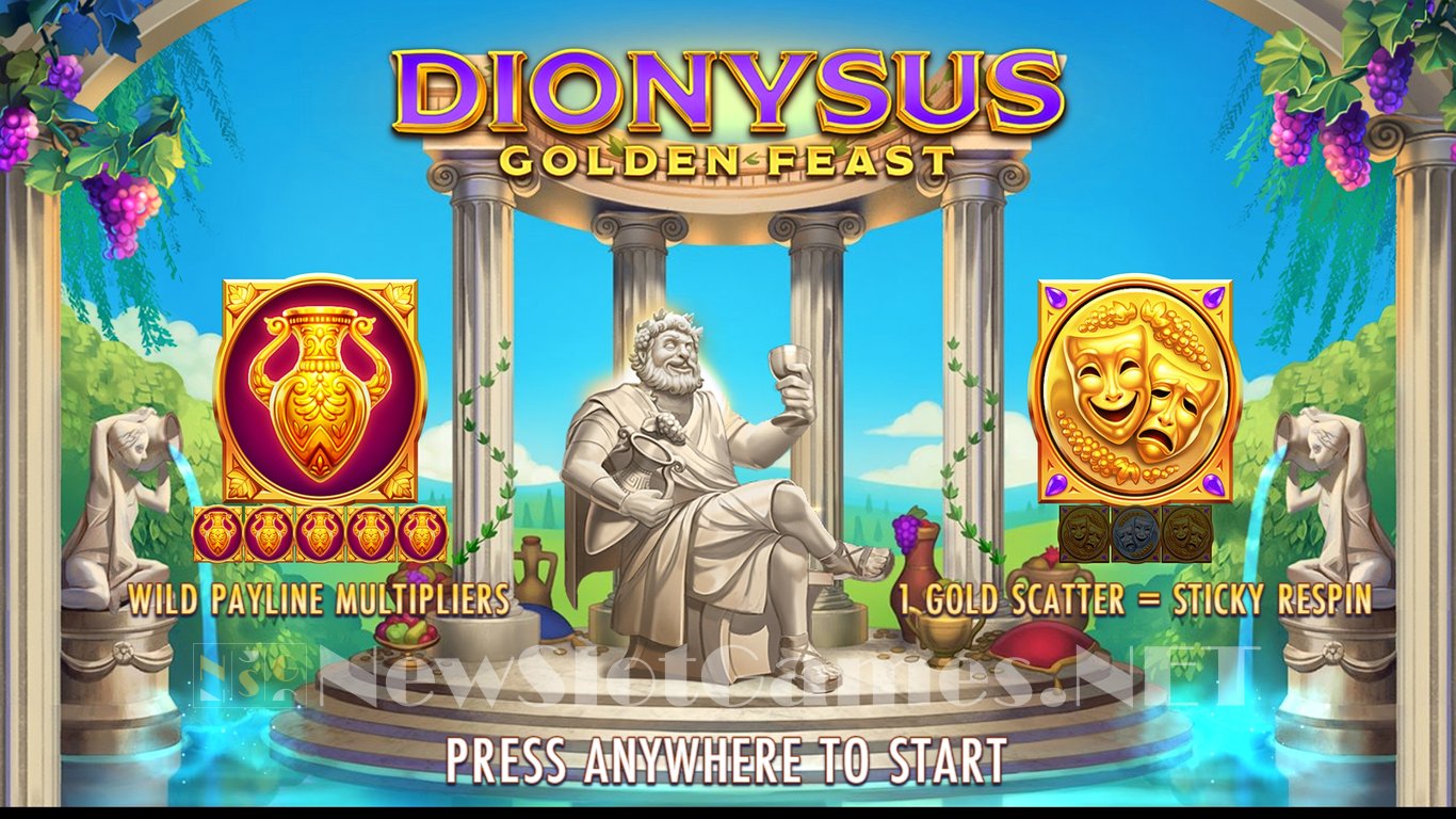 Dionysus Golden Feast Slot (Thunderkick) Review 2024 & Demo Game