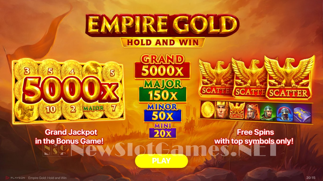 Empire Gold Hold and Win Slot (Playson) Review 2024 & Demo Game