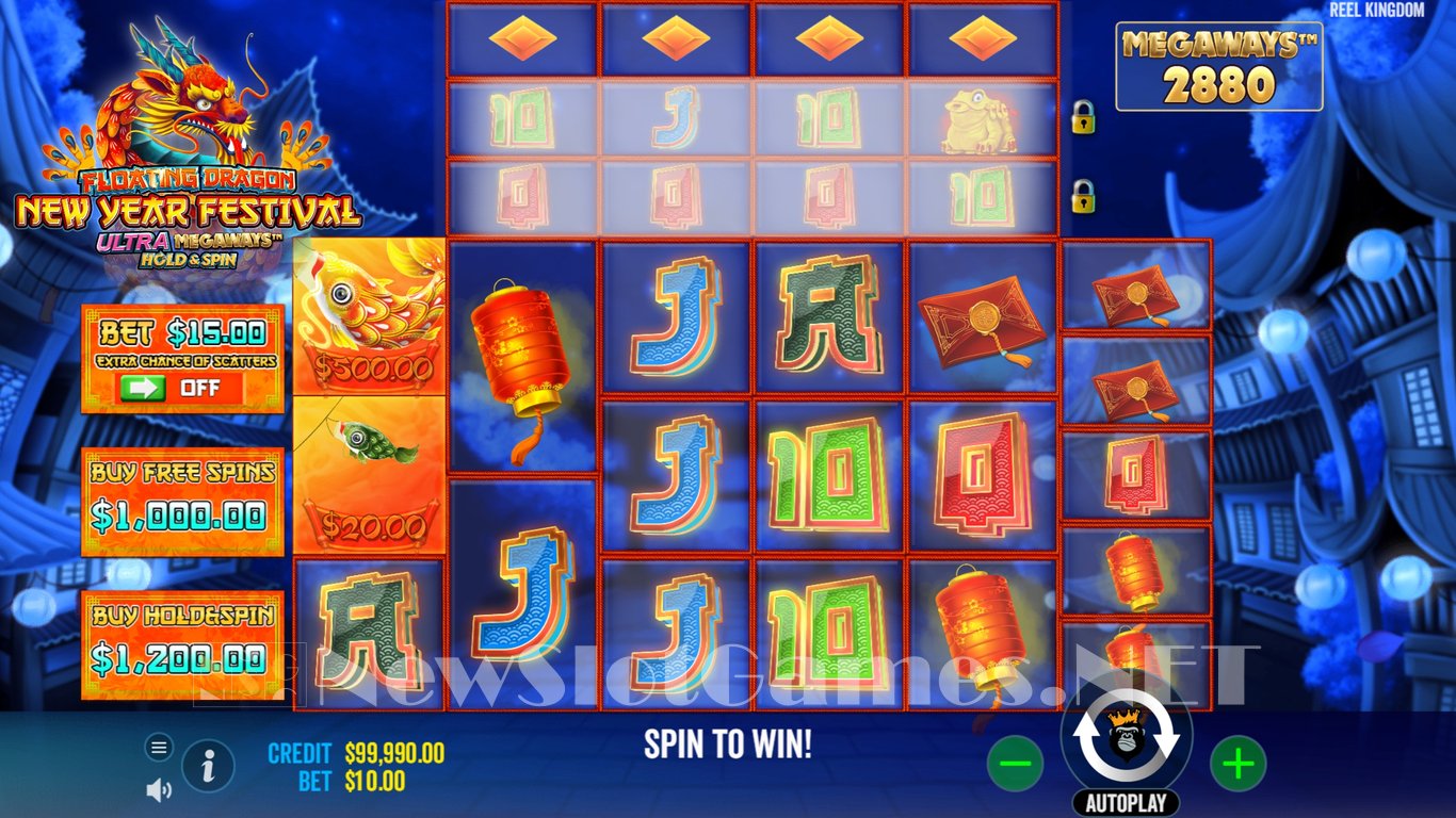 Floating Dragon New Year Festival Ultra Megaways Slot (Pragmatic Play ...