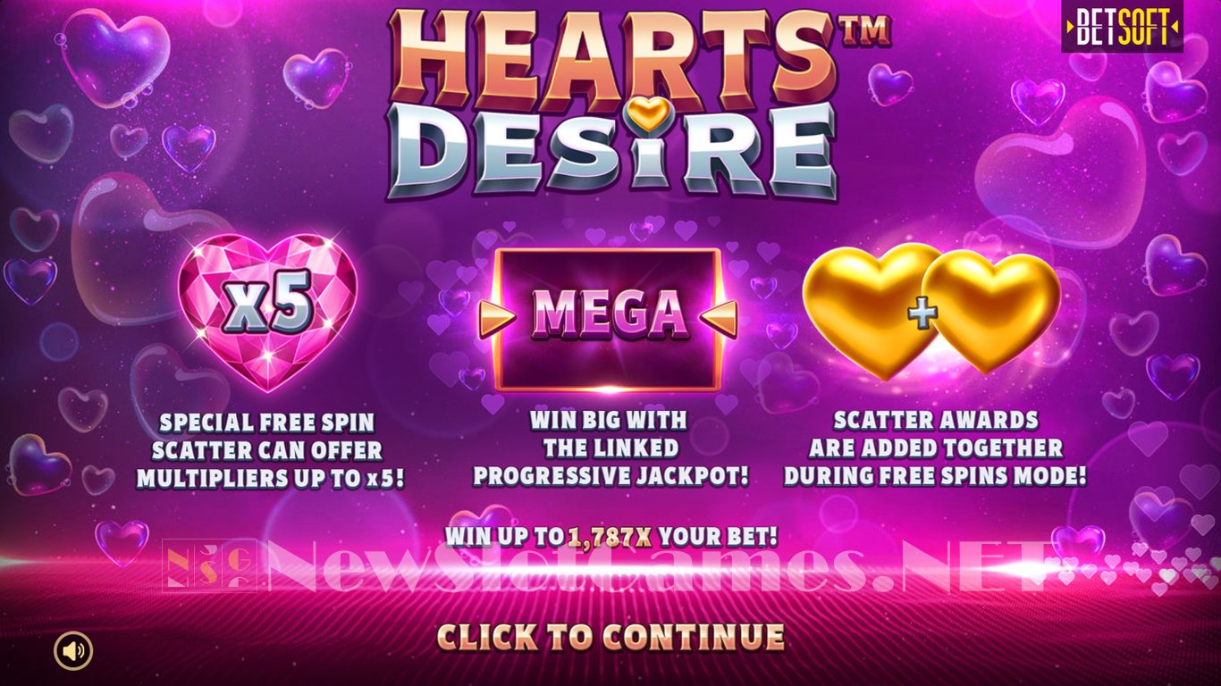 Hearts Desire - Betsoft Online Casino Games