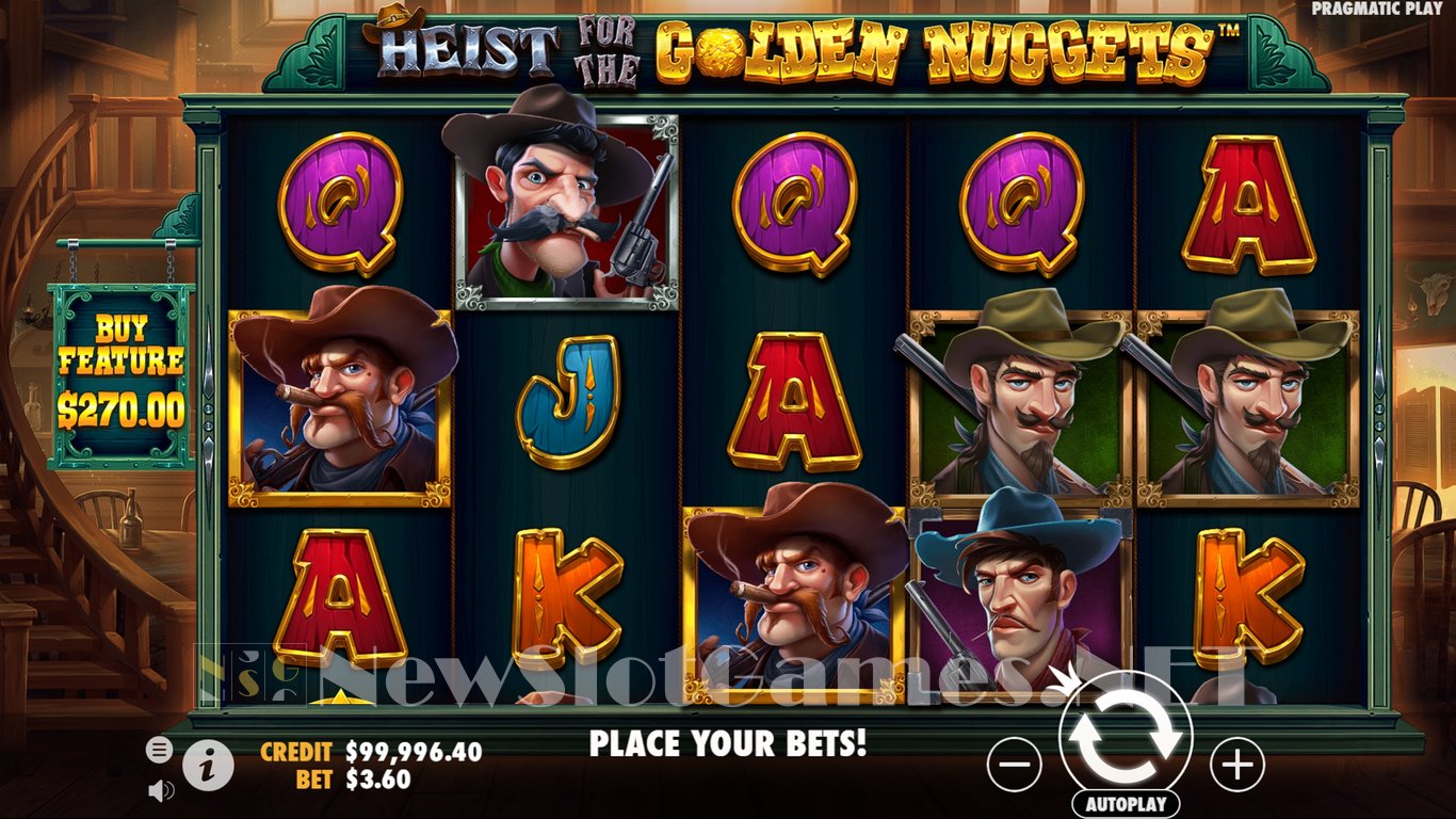 Heist for the Golden Nuggets Slot (Pragmatic Play) Review 2023 & Free Demo Game