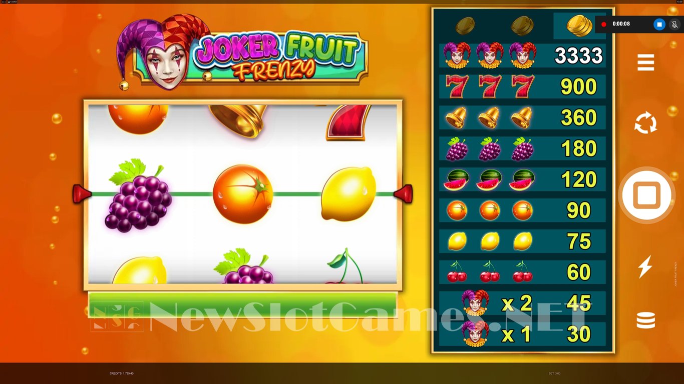 joker fruits slots