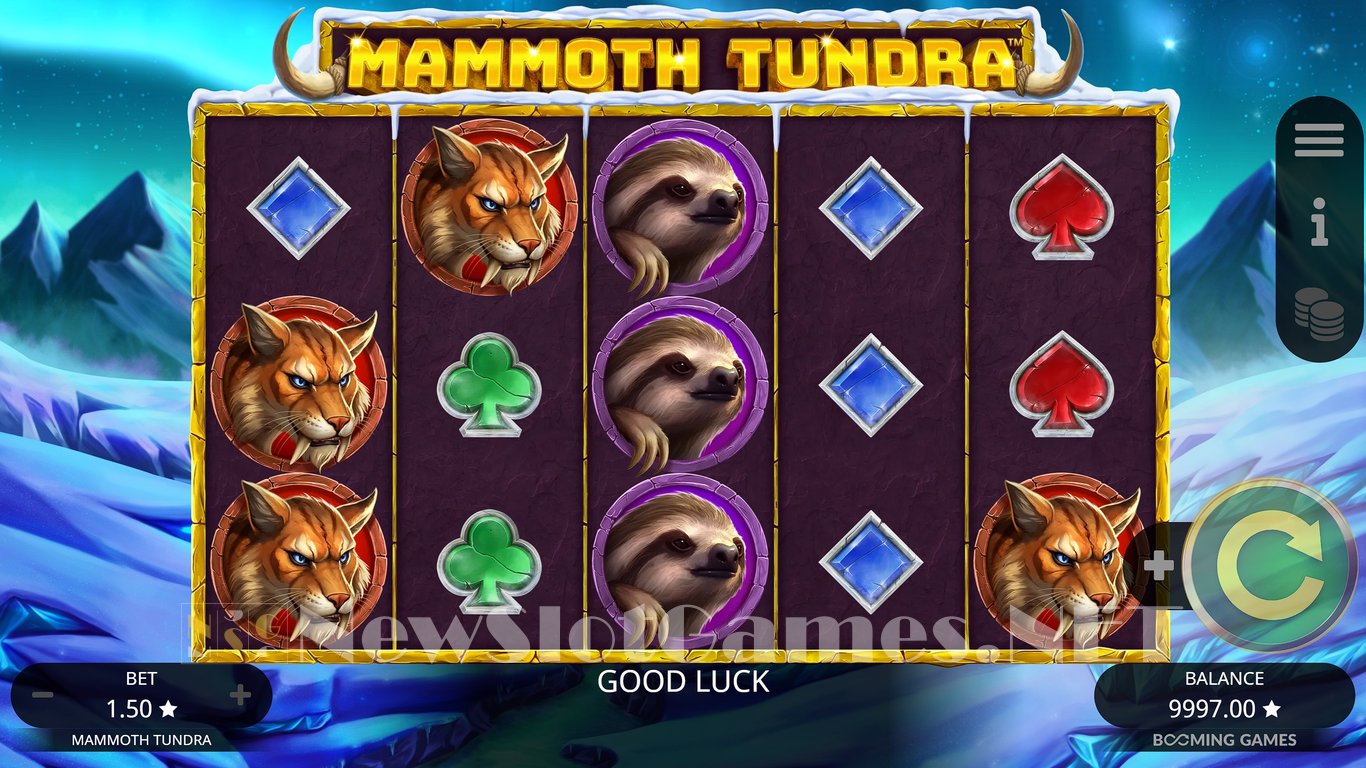 Mammoth Tundra Slot (Booming Games) Review 2024 & Demo Game