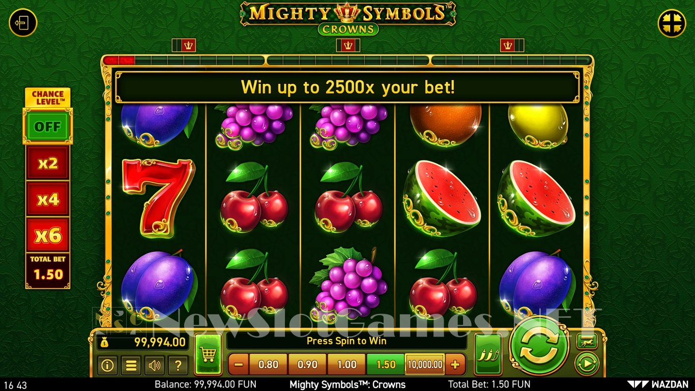 Mighty Symbols™ Crowns Slot (Wazdan) Review 2024 & Demo Game