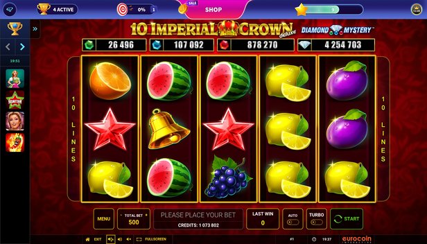 Diamond Mystery 10 Imperial Crown Deluxe slot