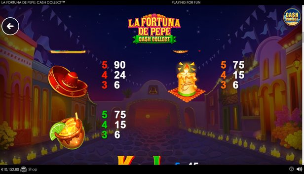 La Fortuna De Pepe: Cash Collect