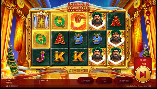 Thunderkick Slot Midas Golden Touch Christmas Edition