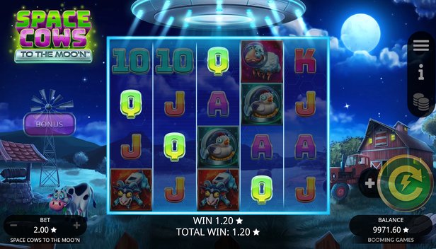 Space Cows to the Moon slot