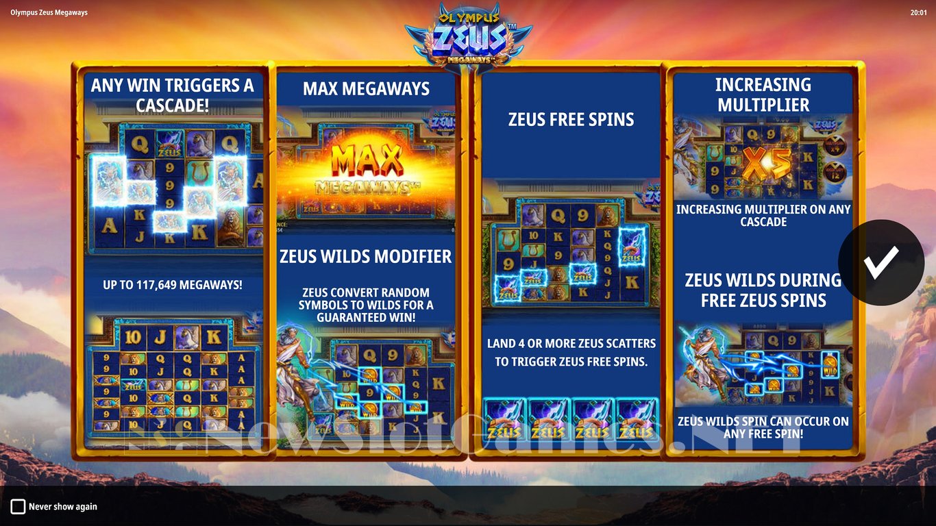 Olympus Zeus Megaways slot