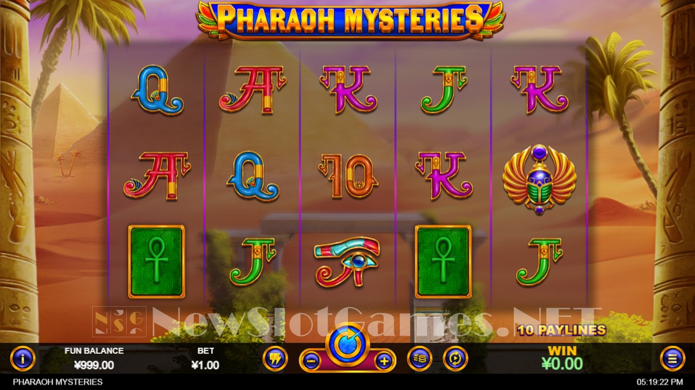 Pharaoh Mysteries Slot Rtg Review 2024 And Demo Game