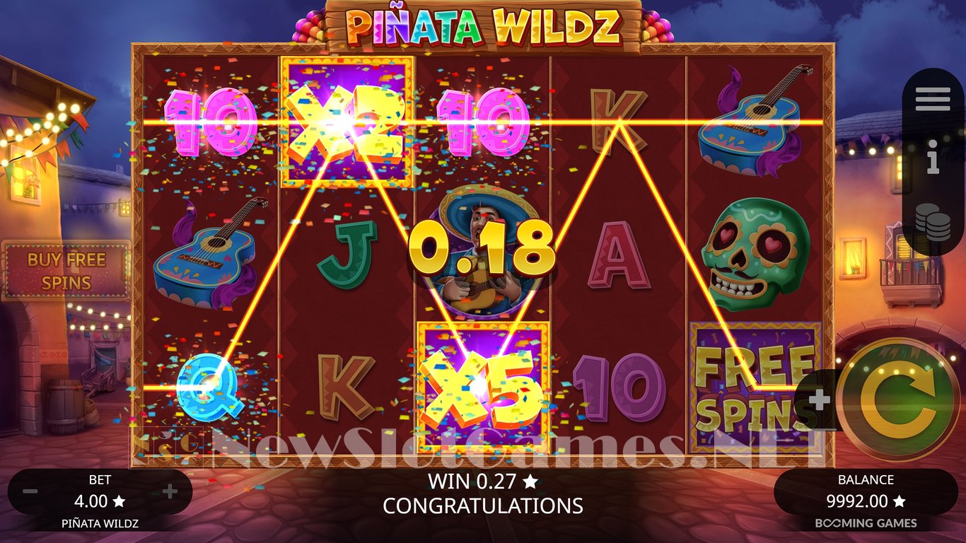 Pinata Wildz Slot Review & Demo by Booming Games - Play Free Online