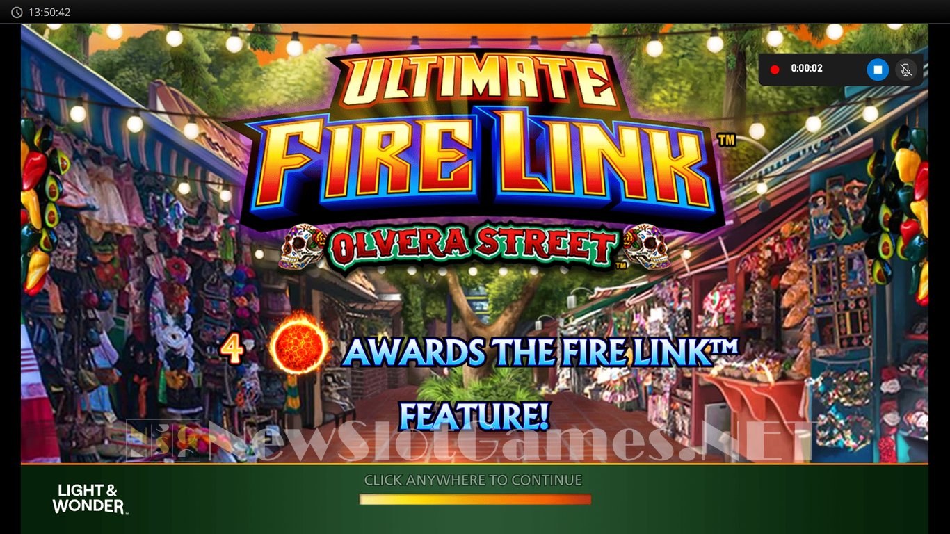 Ultimate Fire Link Olvera Street Free Play in Demo Mode